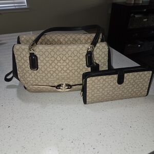 COACH Small Madison Madeline Satchel Bag with Wallet